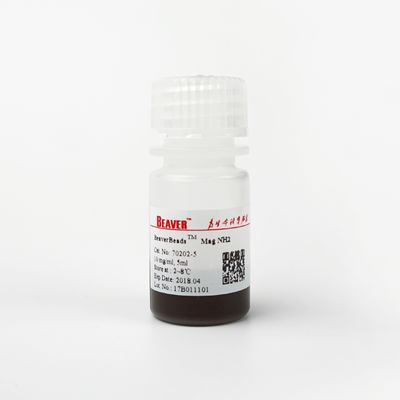 Gotas magnéticas amino de la silicona para la purificación 500nm de la proteína 10 mg/ml 5 ml